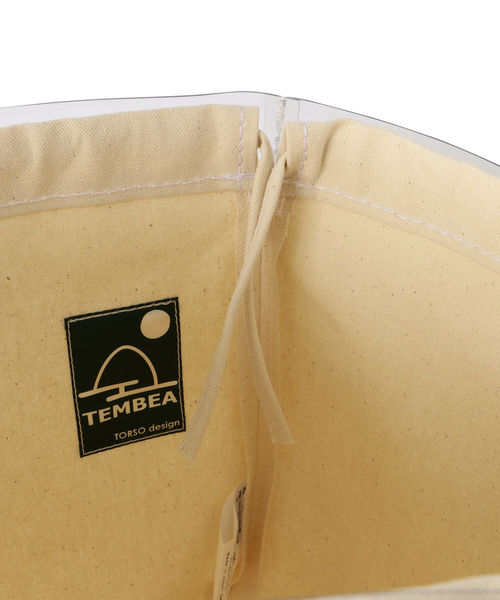 TEMBEA（テンベア）の「TEMBEA:PVC DELIVERY TOTE M◇（トートバッグ・レディース・パープル/オフホワイト・ONE SIZE）」の12枚目の写真