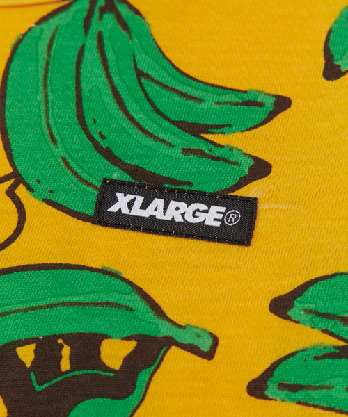 XLARGE KIDS（エクストララージキッズ）の「S/S  TEE  “BANANA”（Tシャツ/カットソー・キッズ・ホワイト/オレンジ・2T/4T/6T/5T/7T）」の4枚目の写真