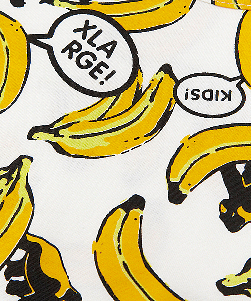 XLARGE KIDS（エクストララージキッズ）の「S/S  TEE  “BANANA”（Tシャツ/カットソー・キッズ・ホワイト/オレンジ・2T/4T/6T/5T/7T）」の5枚目の写真