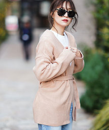 TRUNC | Waist Cord  Design Cardigan(カーディガン/ボレロ)