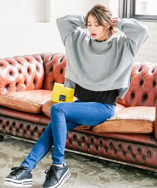 KOBE LETTUCE（コウベレタス）の「袖コンシャスハイネックレースブラウス（シャツ/ブラウス・レディース・ブラック/オフホワイト・FREE）」の7枚目の写真