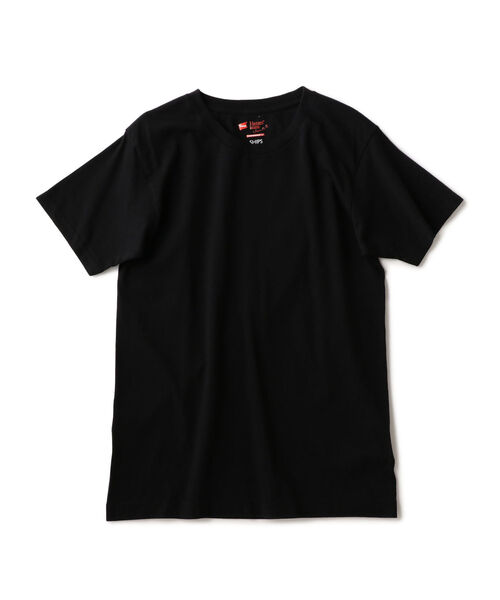 HANES(ヘインズ)の「Hanes×SHIPS: 別注 NEW Japan Fit COMFORT WEIGHT 5.3/2P COMBI TEE (2枚組)(Tシャツ/カットソー・メンズ・ブラック/ネイビー・SMALL/MEDIUM/LARGE/X-LARGE)」の9枚目の写真