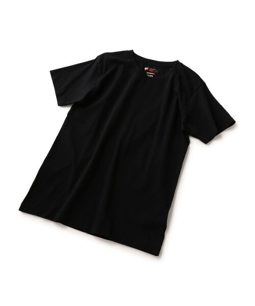 HANES(ヘインズ)の「Hanes×SHIPS: 別注 NEW Japan Fit COMFORT WEIGHT 5.3/2P COMBI TEE (2枚組)(Tシャツ/カットソー・メンズ・ブラック/ネイビー・SMALL/MEDIUM/LARGE/X-LARGE)」の15枚目の写真