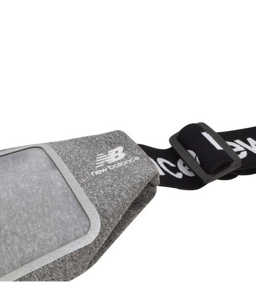 NEW BALANCE（ニューバランス）の「new balance [ランニングポーチ] スポーツ ランニング スマホポーチ ケース 小物入れ（スポーツグッズ・メンズ・ブラック/グレー/ピンク・MEDIUM/ONE SIZE）」の5枚目の写真