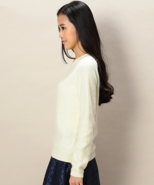 BEAUTY&YOUTH UNITED ARROWS（ビューティーアンドユースユナイテッドアローズ）の「BYSF 5G アンゴラニットプルオーバー　◆（ニット/セーター・レディース・オフホワイト/ライトグレー/ワインレッド/ネイビー・フリー）」の9枚目の写真