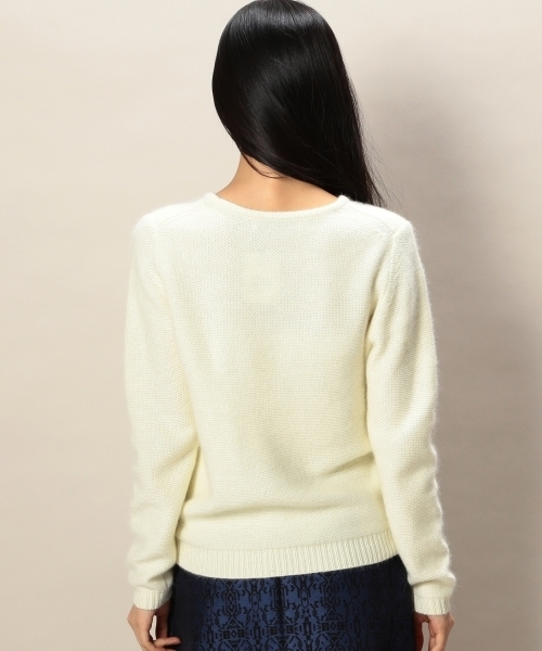 BEAUTY&YOUTH UNITED ARROWS（ビューティーアンドユースユナイテッドアローズ）の「BYSF 5G アンゴラニットプルオーバー　◆（ニット/セーター・レディース・オフホワイト/ライトグレー/ワインレッド/ネイビー・フリー）」の10枚目の写真