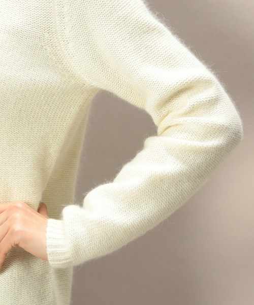 BEAUTY&YOUTH UNITED ARROWS（ビューティーアンドユースユナイテッドアローズ）の「BYSF 5G アンゴラニットプルオーバー　◆（ニット/セーター・レディース・オフホワイト/ライトグレー/ワインレッド/ネイビー・フリー）」の7枚目の写真