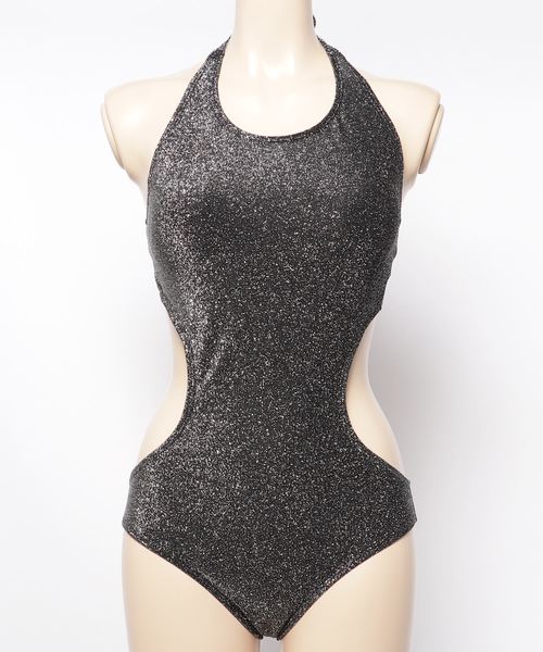 c.u.l（シーユーエル）の「【c.u.l】グリッター モノキニ  ワンピース オールインワン chw331（水着・レディース・ブラック/グレー・M/L）」の10枚目の写真