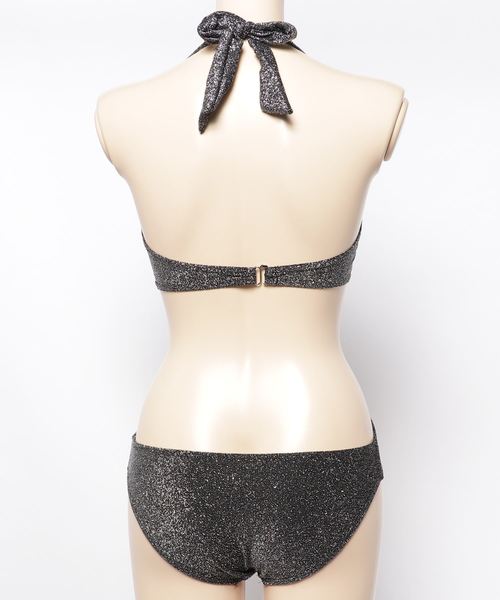 c.u.l（シーユーエル）の「【c.u.l】グリッター モノキニ  ワンピース オールインワン chw331（水着・レディース・ブラック/グレー・M/L）」の12枚目の写真