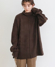 select MOCA | リンキングオーバーサイズタートルニット(ルーズシルエットロングスリーブニット)(ニット/セーター)