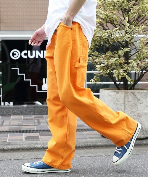 ８(eight)（エイト）の「デニムペインターパンツ（デニムパンツ・メンズ・ブラック/インディゴブルー/ブルー/オフホワイト/その他1/その他2/グリーン/ブラック系その他/オレンジ/パープル/レッド/ホワイト系その他/ブラック系その他2/ブラック系その他3/ライトインディゴブルー/ブラック系その他4/ライトグレー/ネイビー/ブルー系その他/チャコール/ベージュ/ブラック系その他5/サックスブルー/オリーブ・MEDIUM/LARGE/X-LARGE）」の22枚目の写真