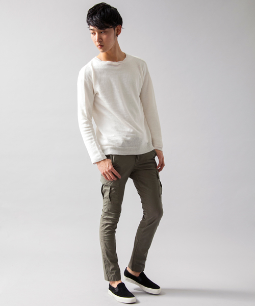 BEAUTY&YOUTH UNITED ARROWS（ビューティーアンドユースユナイテッドアローズ）の「by オーバーダイ サテン 6ポケット パンツ◆（カーゴパンツ・メンズ・ブラック/オリーブ・X-LARGE/SMALL/MEDIUM/LARGE）」の10枚目の写真