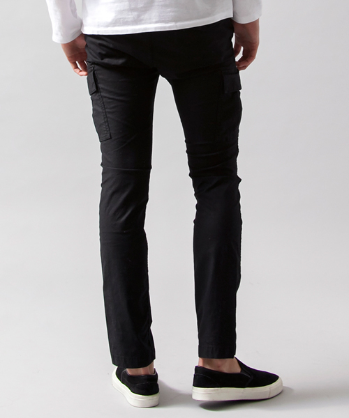 BEAUTY&YOUTH UNITED ARROWS（ビューティーアンドユースユナイテッドアローズ）の「by オーバーダイ サテン 6ポケット パンツ◆（カーゴパンツ・メンズ・ブラック/オリーブ・X-LARGE/SMALL/MEDIUM/LARGE）」の12枚目の写真