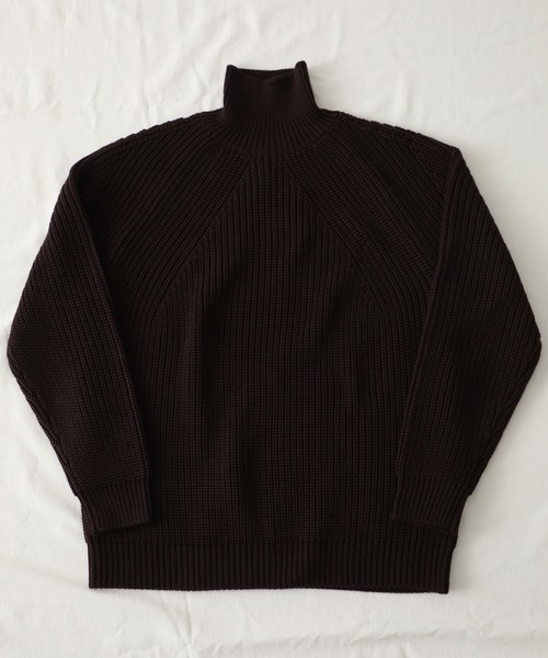 BATONER ブラック タートルネック セーター BN-19FM-022 BATONER（バトナー）の「【BATONER】シグネチャータートルネック