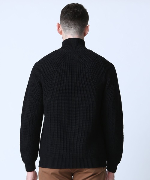 BATONER ブラック タートルネック セーター BN-19FM-022 BATONER（バトナー）の「【BATONER】シグネチャータートルネック