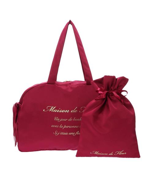 Maison de FLEUR 少なけれ canone 心配性さんの安心トートバッグ 