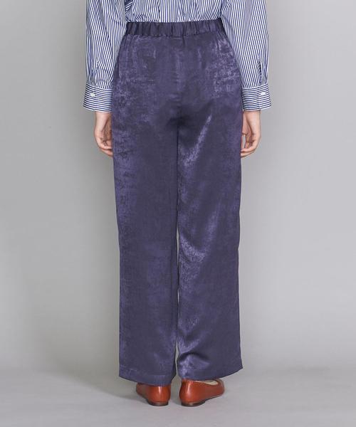 BEAUTY&YOUTH UNITED ARROWS（ビューティーアンドユースユナイテッドアローズ）の「BY スウェードライクサテンワイドパンツо（その他パンツ・レディース・ネイビー/その他1/オリーブ・SMALL/MEDIUM）」の21枚目の写真