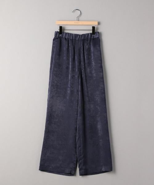 BEAUTY&YOUTH UNITED ARROWS（ビューティーアンドユースユナイテッドアローズ）の「BY スウェードライクサテンワイドパンツо（その他パンツ・レディース・ネイビー/その他1/オリーブ・SMALL/MEDIUM）」の6枚目の写真