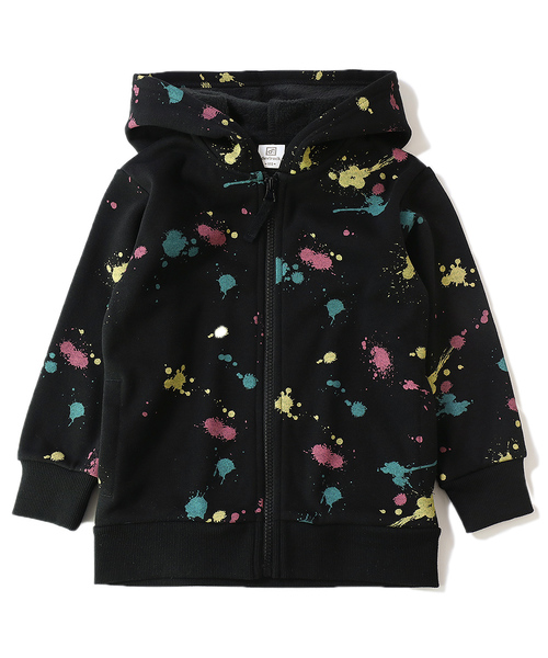 devirock(デビロック)の「プリント裏シャギージップパーカー(パーカー・キッズ・カモフラージュ/ブラック系その他/レオパード/ブラック系その他2・150cm/160cm/80cm/90cm/110cm/100cm/120cm/130cm/140cm)」の14枚目の写真