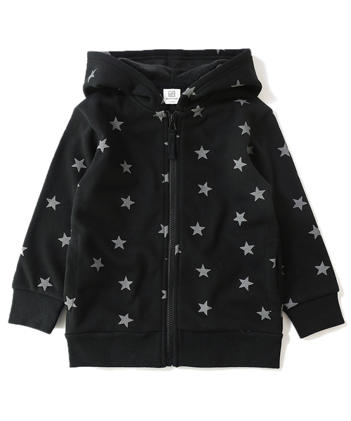 devirock(デビロック)の「プリント裏シャギージップパーカー(パーカー・キッズ・カモフラージュ/ブラック系その他/レオパード/ブラック系その他2・150cm/160cm/80cm/90cm/110cm/100cm/120cm/130cm/140cm)」の6枚目の写真