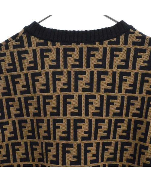 ブランド古着】ロゴ半袖ニットセーター（ニット/セーター）｜FENDI  