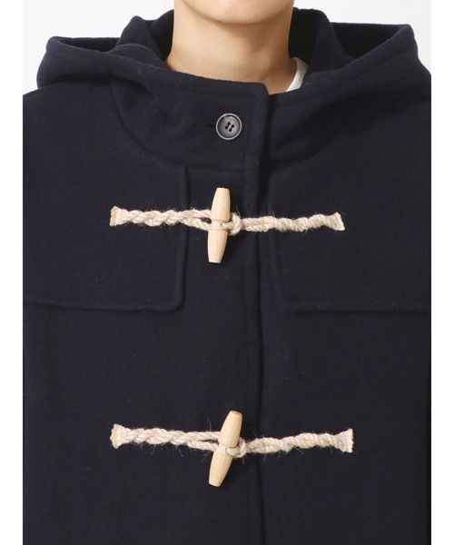 Ungrid(アングリッド)の「ロングダッフルコート(ダッフルコート・レディース・ネイビー/モカ・SMALL/MEDIUM)」の12枚目の写真