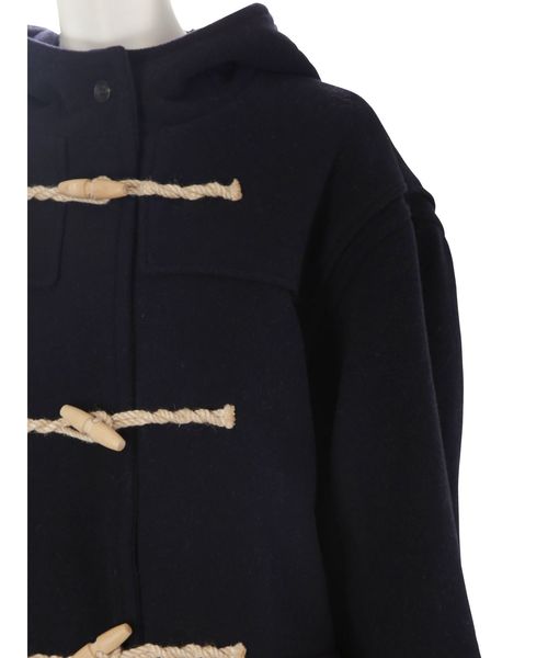 Ungrid(アングリッド)の「ロングダッフルコート(ダッフルコート・レディース・ネイビー/モカ・SMALL/MEDIUM)」の14枚目の写真