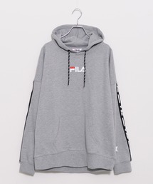 【FILA/フィラ】WEB限定 別注 ビックシルエット ロゴテープ スウェット プルパーカー
