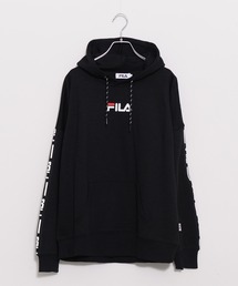FILA | 【FILA/フィラ】WEB限定 別注 ビックシルエット ロゴテープ スウェット プルパーカー(パーカー)