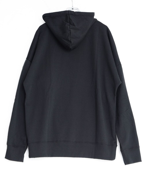 FILA(フィラ)の「【FILA/フィラ】WEB限定 別注 ビックシルエット ロゴテープ スウェット プルパーカー(パーカー・メンズ・ブラック/ホワイト/杢グレー・M/L/LL/5L/3L/4L)」の12枚目の写真