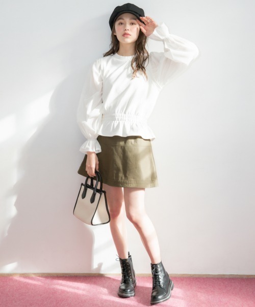 Heather（ヘザー）の「コットンツイルキャスケット　866541（キャスケット・レディース・ブラック/ダークベージュ/ライトベージュ・ONESIZE）」の13枚目の写真