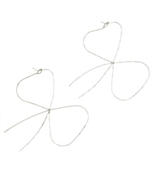 BEAMS BOY | BEAMS BOY / リボンフープピアス(ピアス（両耳用）)