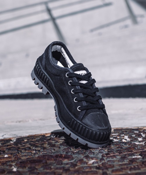 PALLADIUM（パラディウム）の「PALLADIUM/パラディウム PALLASHOCK OG/パラショック OG（スニーカー・メンズ・ホワイト/ブラック/カーキ/レッド/インディゴブルー・23cm/23.5cm/24cm/24.5cm/25cm/25.5cm/26cm/26.5cm/27cm/27.5cm/28cm/22.5cm）」の3枚目の写真