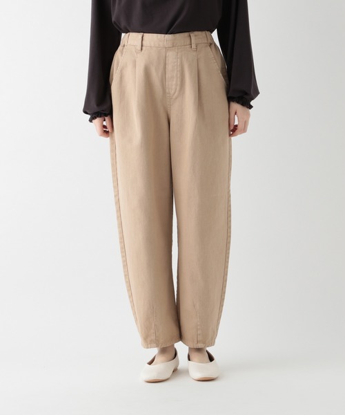 studio CLIP（スタディオクリップ）の「【リンネル5月号掲載】ロールアップゆったりスラウチパンツ（その他パンツ・レディース・アイボリー/ブラウン/ベージュ/ネイビー/ラベンダー・SMALL/LARGE/MEDIUM）」の17枚目の写真