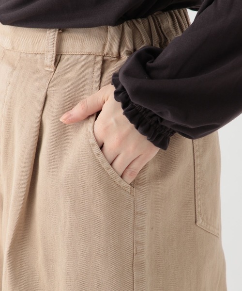 studio CLIP（スタディオクリップ）の「【リンネル5月号掲載】ロールアップゆったりスラウチパンツ（その他パンツ・レディース・アイボリー/ブラウン/ベージュ/ネイビー/ラベンダー・SMALL/LARGE/MEDIUM）」の19枚目の写真