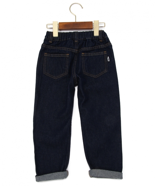 green label relaxing(グリーンレーベルリラクシング)の「デニム テーパードパンツ フルレングス(デニムパンツ・キッズ・ネイビー・95/S/105/M/115/L/125/135)」の3枚目の写真