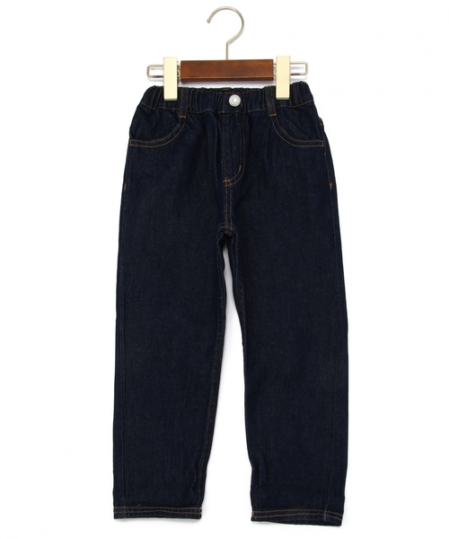 green label relaxing(グリーンレーベルリラクシング)の「デニム テーパードパンツ フルレングス(デニムパンツ・キッズ・ネイビー・95/S/105/M/115/L/125/135)」の5枚目の写真