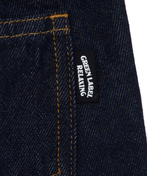 green label relaxing(グリーンレーベルリラクシング)の「デニム テーパードパンツ フルレングス(デニムパンツ・キッズ・ネイビー・95/S/105/M/115/L/125/135)」の9枚目の写真