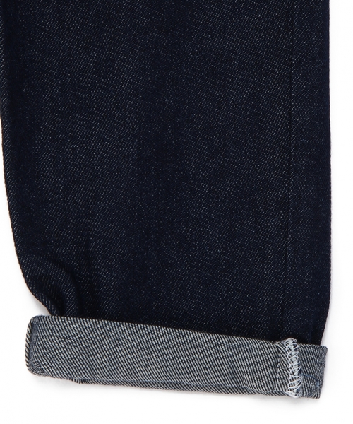green label relaxing(グリーンレーベルリラクシング)の「デニム テーパードパンツ フルレングス(デニムパンツ・キッズ・ネイビー・95/S/105/M/115/L/125/135)」の10枚目の写真