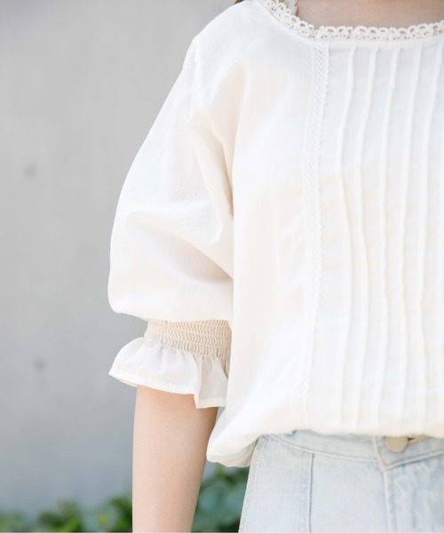 flower（フラワー）の「レディーレースブラウス（シャツ/ブラウス・レディース・アイボリー/ピンクベージュ・FREE）」の17枚目の写真