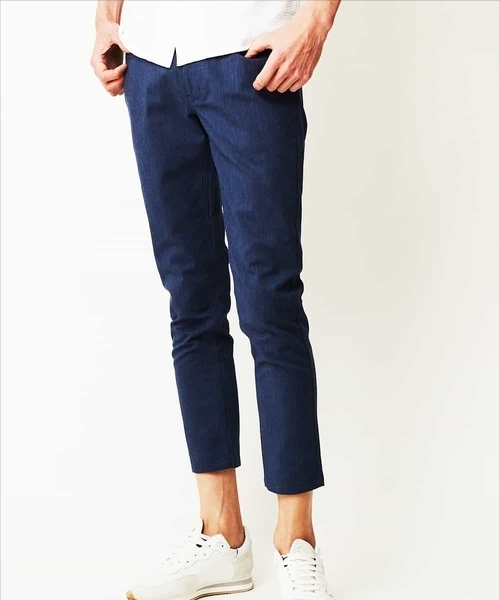 MICHEL KLEIN HOMME   （ミッシェルクランオム）の「クロップドパンツ（C-MAXオックス）（その他パンツ・メンズ・ベージュ/グレー/ブルー・MEDIUM/LARGE/X-LARGE）」の7枚目の写真
