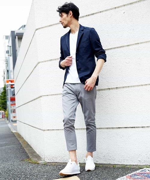 MICHEL KLEIN HOMME   （ミッシェルクランオム）の「クロップドパンツ（C-MAXオックス）（その他パンツ・メンズ・ベージュ/グレー/ブルー・MEDIUM/LARGE/X-LARGE）」の18枚目の写真