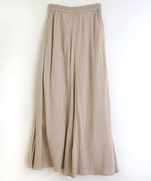RNA-N(アールエヌエーエヌ)の「G0993 ロングフレアースカート(スカート・レディース・ベージュ/ブルー/イエロー・MEDIUM)」の4枚目の写真