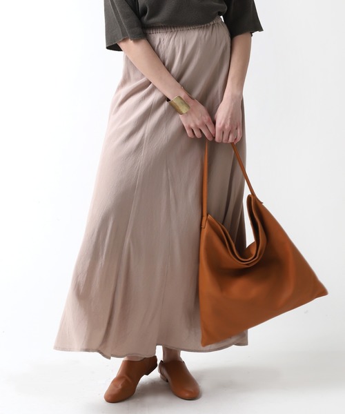 RNA-N(アールエヌエーエヌ)の「G0993 ロングフレアースカート(スカート・レディース・ベージュ/ブルー/イエロー・MEDIUM)」の9枚目の写真