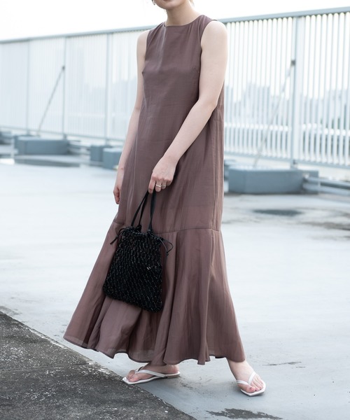 yukichi.（ユキチ）の「bella mermaid back design one-piece 【yukichi.】（ワンピース・レディース・ブラック/ブラウン/グリーン・FREE）」の19枚目の写真