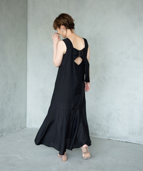 yukichi.（ユキチ）の「bella mermaid back design one-piece 【yukichi.】（ワンピース・レディース・ブラック/ブラウン/グリーン・FREE）」の5枚目の写真