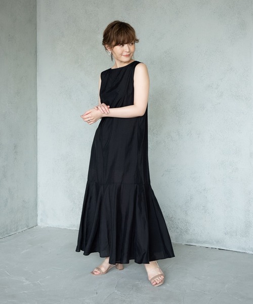 yukichi.（ユキチ）の「bella mermaid back design one-piece 【yukichi.】（ワンピース・レディース・ブラック/ブラウン/グリーン・FREE）」の6枚目の写真