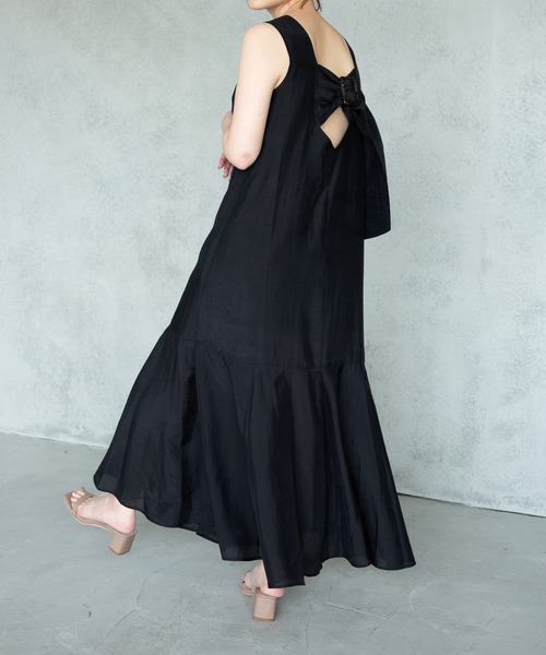 yukichi.（ユキチ）の「bella mermaid back design one-piece 【yukichi.】（ワンピース・レディース・ブラック/ブラウン/グリーン・FREE）」の10枚目の写真