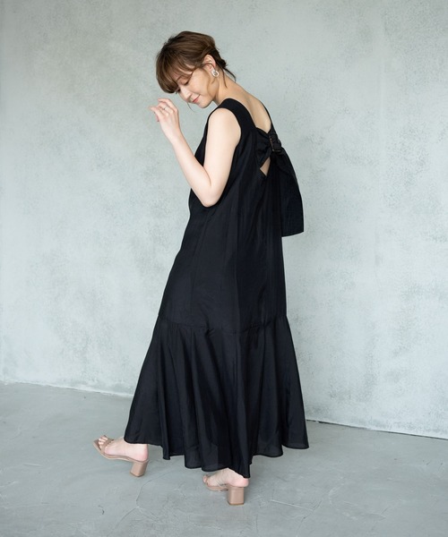 yukichi.（ユキチ）の「bella mermaid back design one-piece 【yukichi.】（ワンピース・レディース・ブラック/ブラウン/グリーン・FREE）」の11枚目の写真