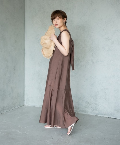 yukichi.（ユキチ）の「bella mermaid back design one-piece 【yukichi.】（ワンピース・レディース・ブラック/ブラウン/グリーン・FREE）」の13枚目の写真